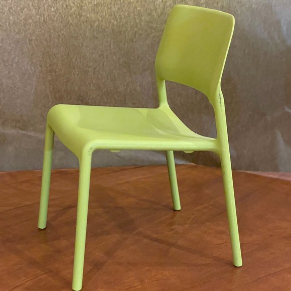 Knoll Accents Knoll Spark Midcentury Modern Mini Chair Citron